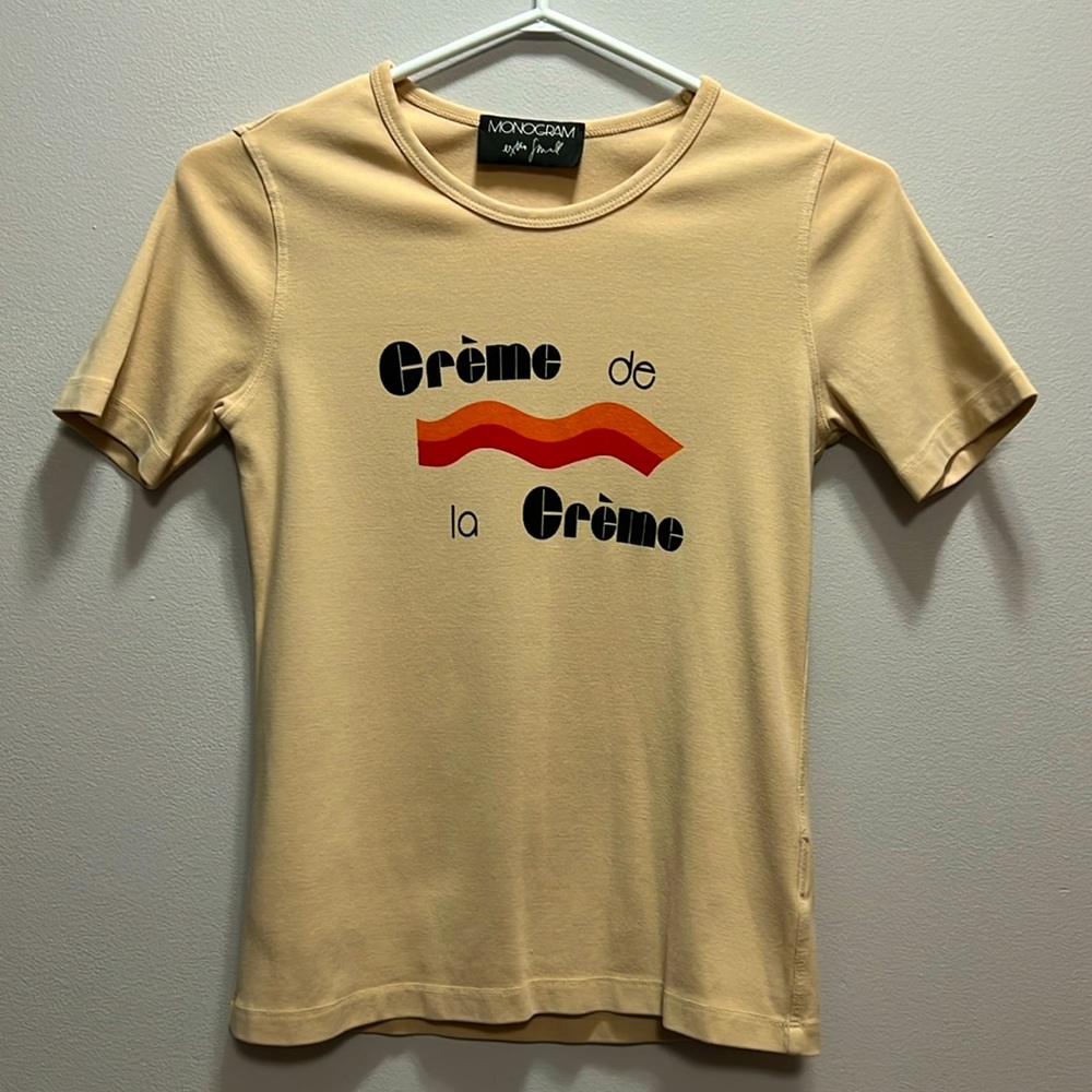 Monogram tee shirt